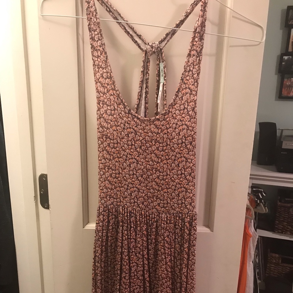 Flowery mini dress